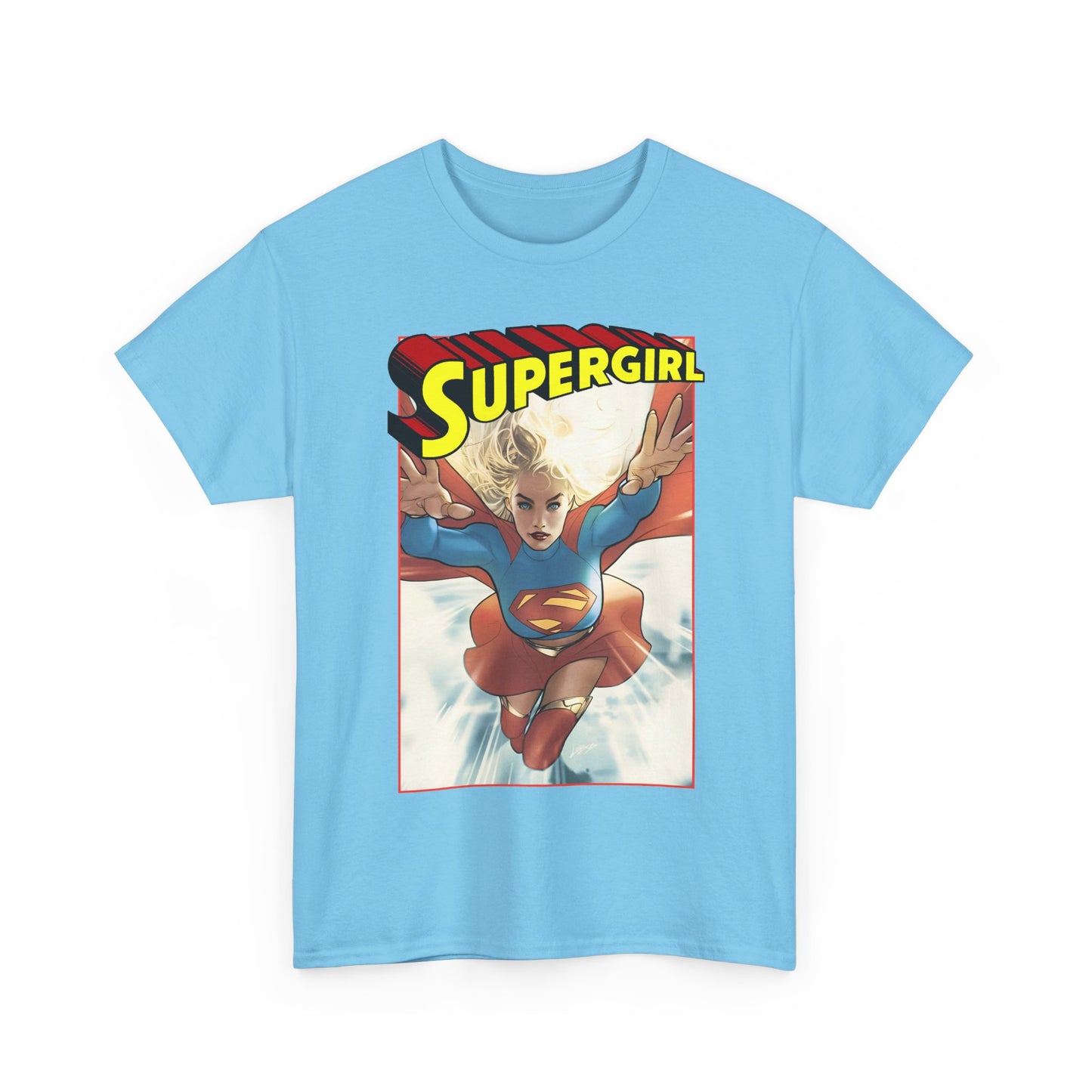 Supergirl T-Shirt - Pablo Villalobos Art - Kara Zor-El - Upcoming Summer 2026 Movie - DC Comics