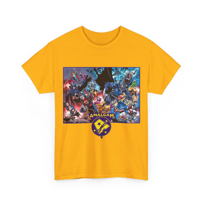 Amalgam T-Shirt - DC Vs Marvel Comics - 1990s - Jim Lee Art - Dark Claw, Amazon, Super Soldier, Spiderboy, Speed Demon