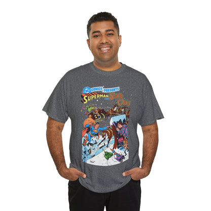 Superman & Santa Claus T-Shirt - José Luis García-López Art - DC Comics Presents #67 - Vs. Toyman