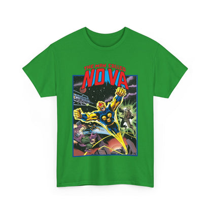 The Man Called Nova T-Shirt - Marvel Comics - Richard Rider - 1970s Comic Series Art - Cosmic Superhero