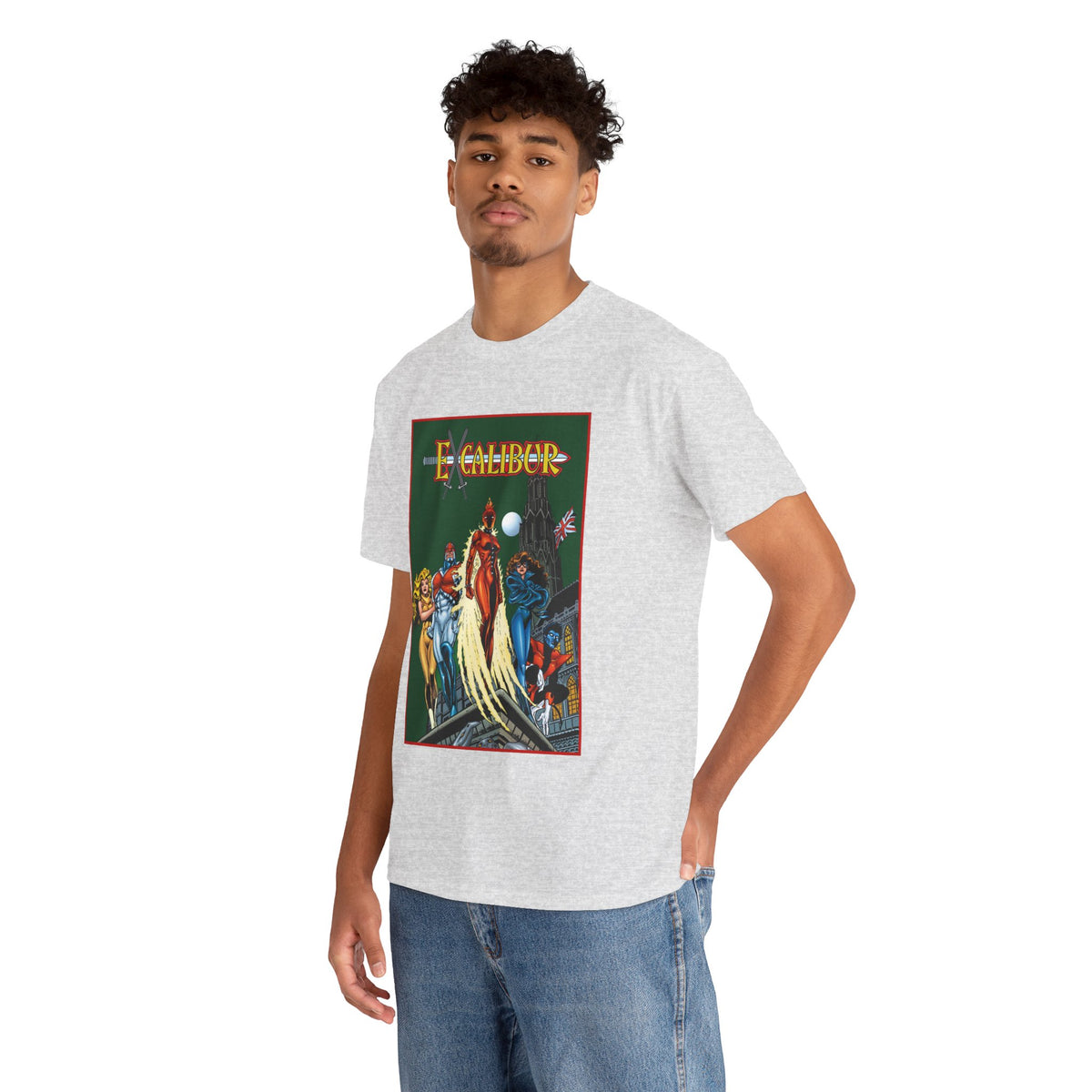 Excalibur T-Shirt - Nightcrawler, Phoenix, Captain Britain - Alan Davis Art - Marvel Comics