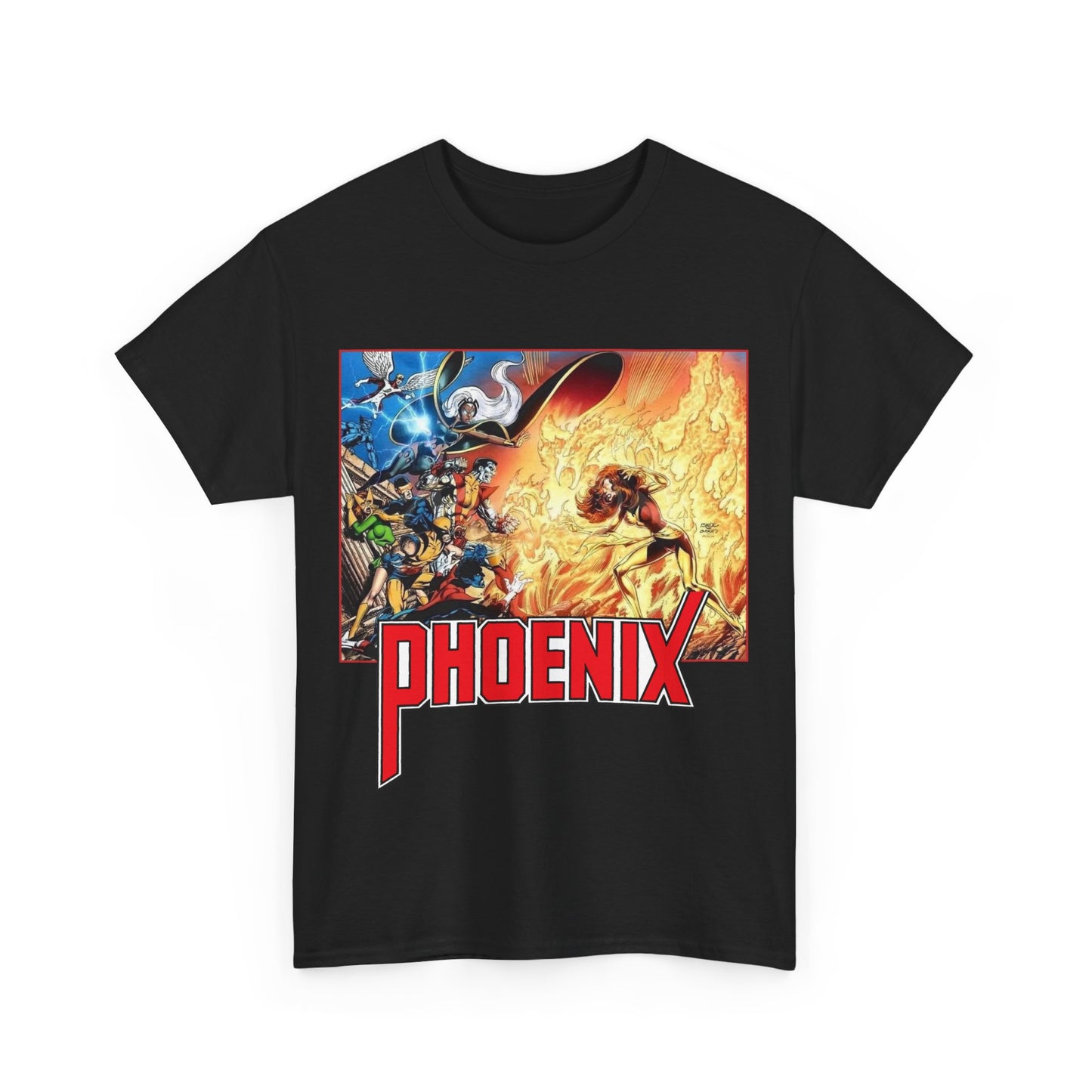 Phoenix T-Shirt - John Byrne Art - Untold X-Men Story - Jean Grey - Marvel Comics - Cyclops, Wolverine
