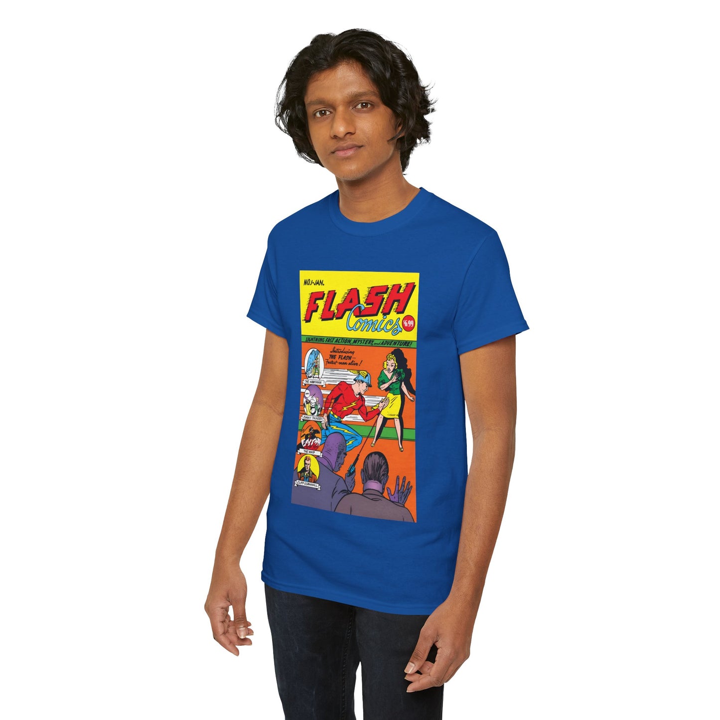 Flash Comics #1 T-Shirt - Jay Garrick, Golden Age Flash - JSA Member - DC Comics