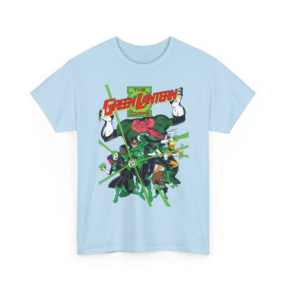 Green Lantern Corps T-Shirt - Joe Staton Art - Hal Jordan, John Stewart, Katma Tui, Arisia, Kilowog - DC Comics