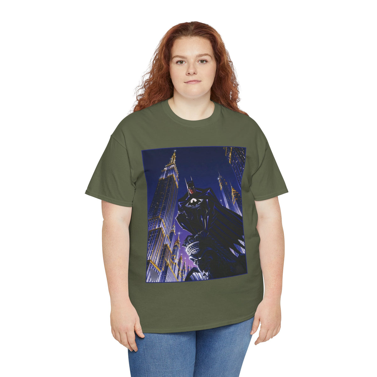 Batman T-Shirt -  Animated Series Art - Gotham City Gargoyle - DC Comics