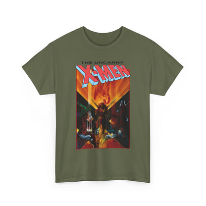 Uncanny X-Men T-Shirt - Bill Sienkiewicz Art - Phoenix, Cyclops, Colossus, Wolverine - Marvel Comics