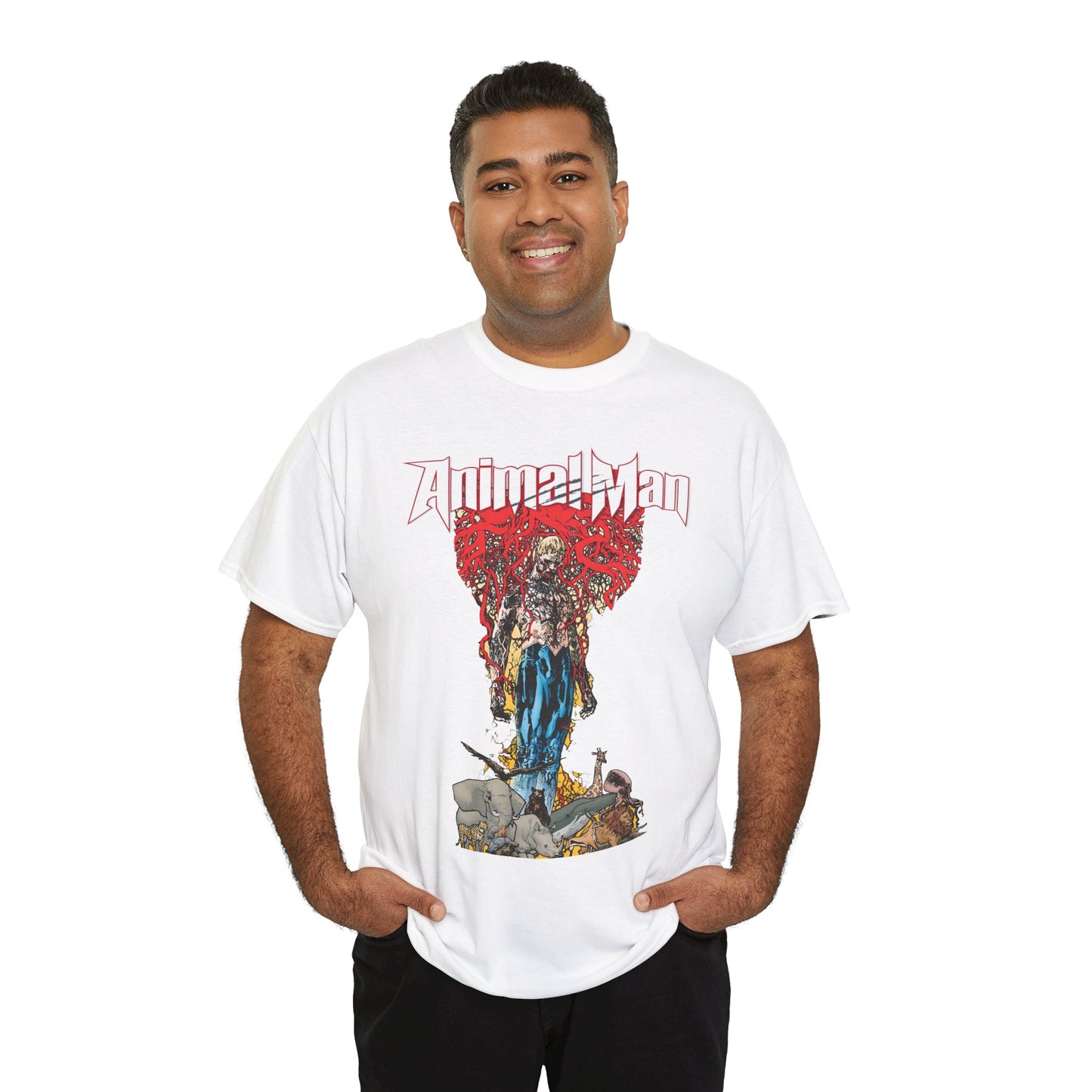 Animal Man T-Shirt - Travel Foreman Art - Buddy Baker - New 52 - DC Comics