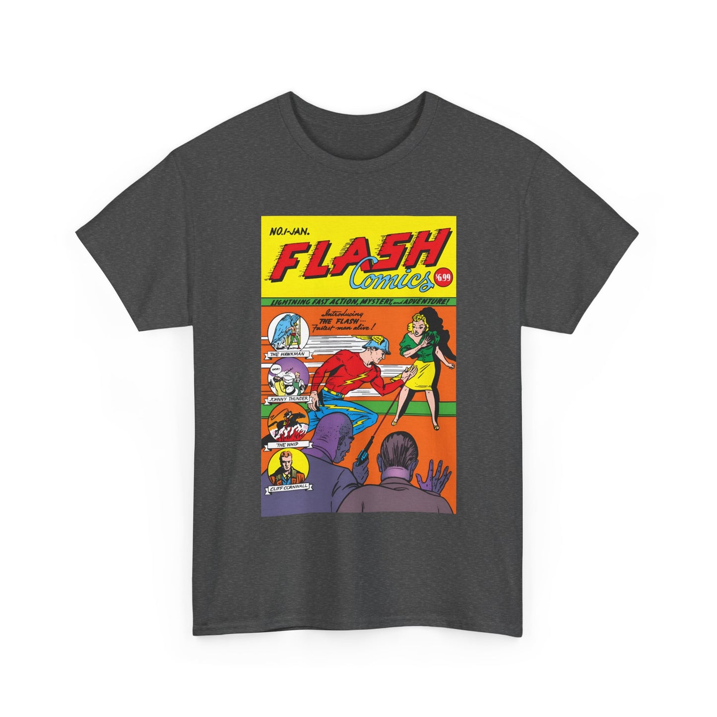 Flash Comics #1 T-Shirt - Jay Garrick, Golden Age Flash - JSA Member - DC Comics