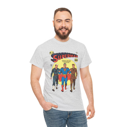 Superman T-Shirt - #12 Cover Art - Golden Age Classic - WWII Support - Iconic Image - DC Comics