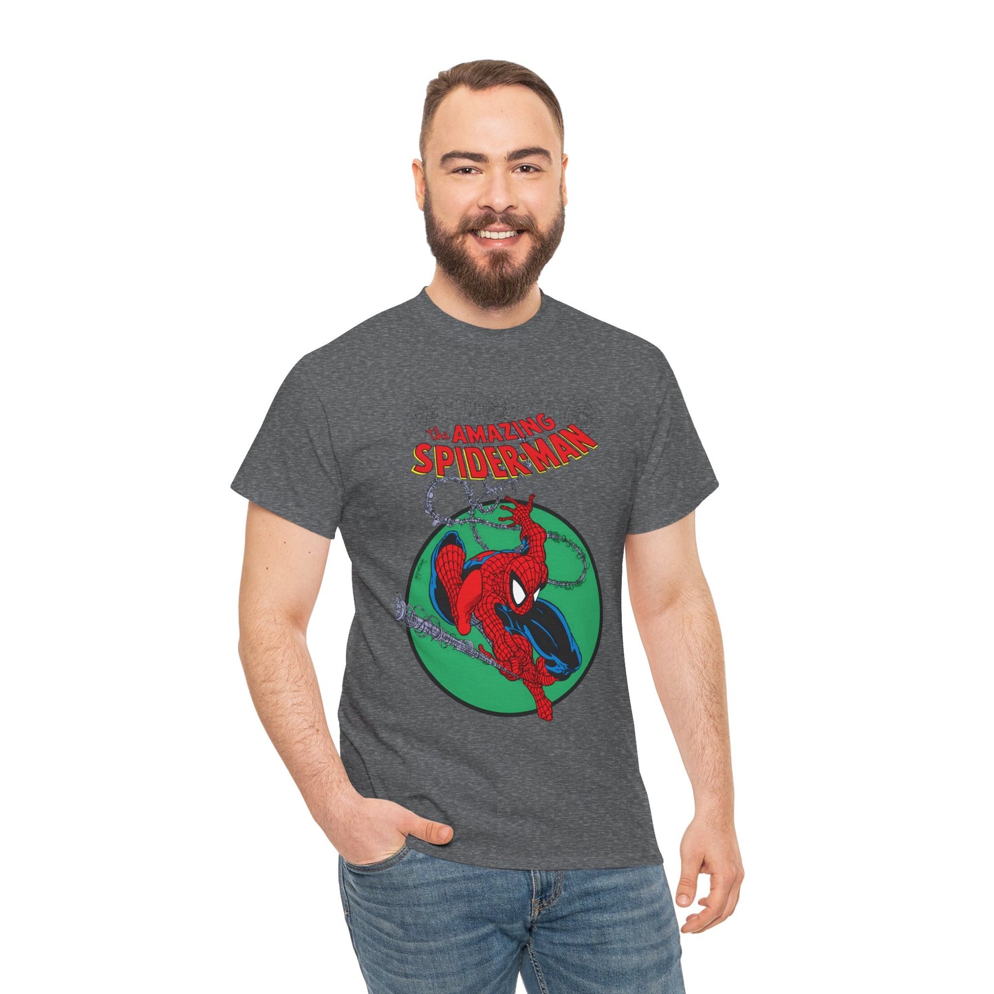 Amazing Spider-Man T-Shirt - Todd McFarlane Art - Cover to Issue #301 - Peter Parker, Web-Slinger - Marvel Comics