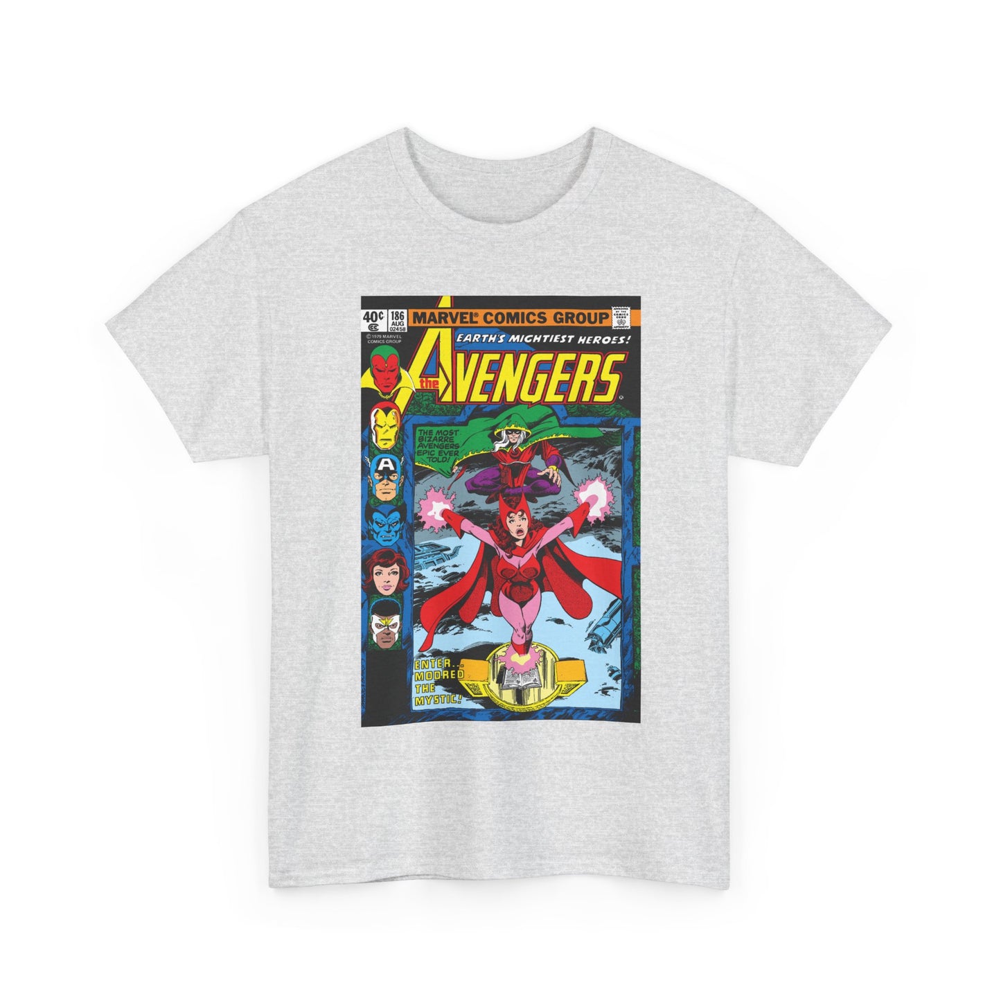Avengers #186 T-Shirt - John Byrne Art - Scarlet Witch - Marvel Comics
