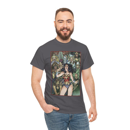 Wonder Woman T-Shirt - Terry Dodson Art - Rogues Gallery - DC Comics