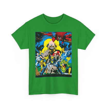 X-Factor T-Shirt - Joe Quesada Art - Havok, Polaris, Strong Guy, Jamie Madrox, Quicksilver - Mutant Team - Marvel Comics