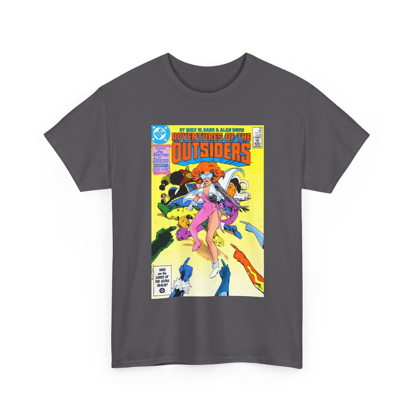 Adventures of the Outsiders #34 T-Shirt - Alan Davis Art - DC Comics