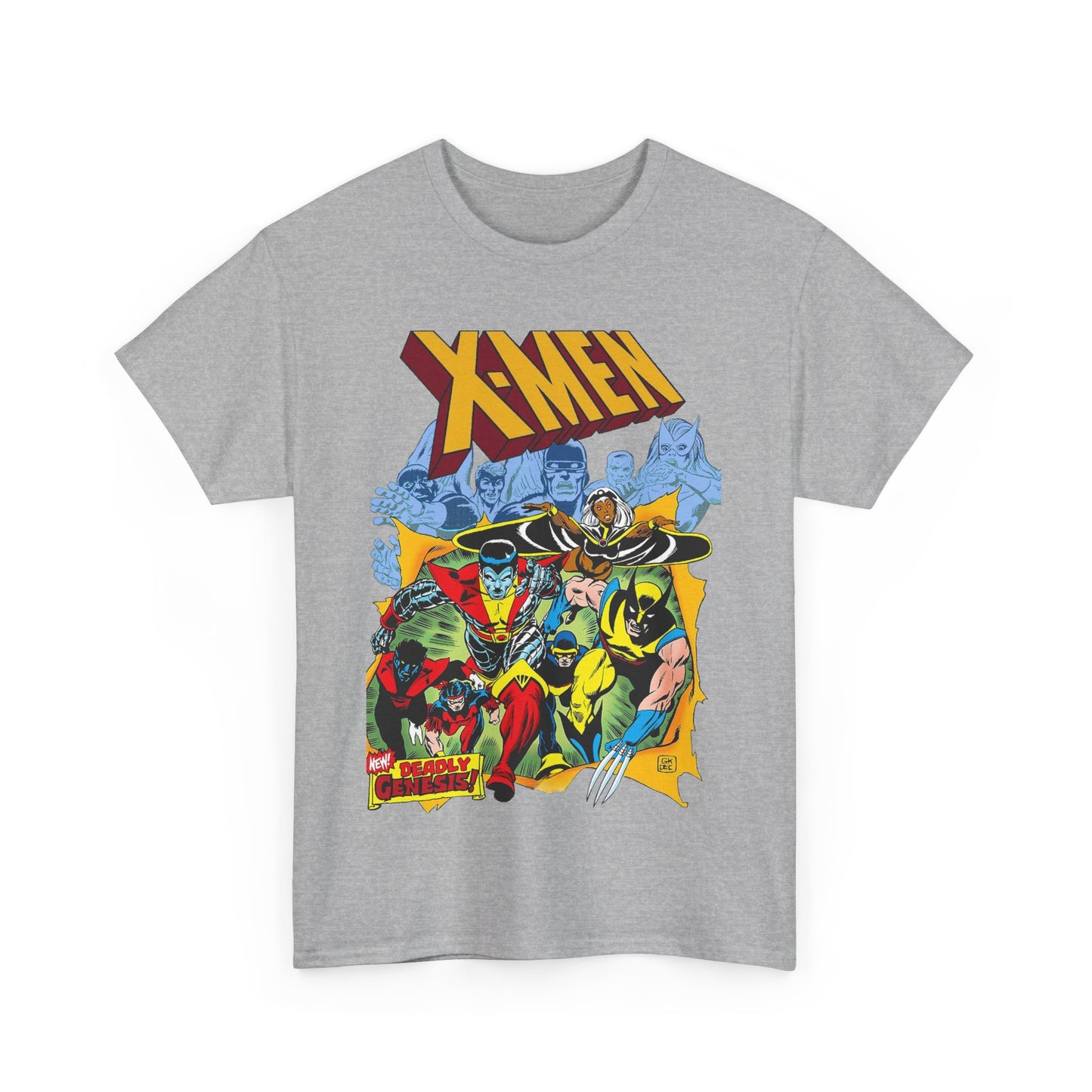 Giant-Sized X-Men T-Shirt - Dave Cockrum Art - Wolverine, Storm, Colossus, Cyclops, Nightcrawler, Thunderbird - New Chris Claremont Era - Marvel Comics