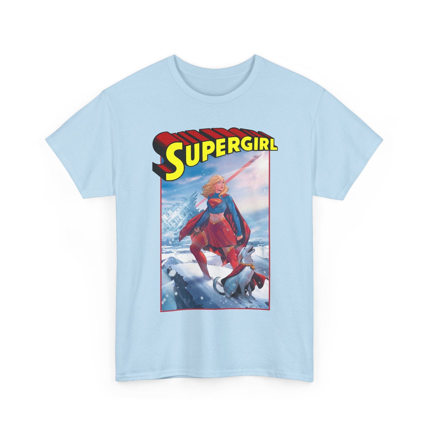 Supergirl & Krypto T-Shirt - Lucas Meyer Art - New 2026 Movie with Milly Alcock - DC Comics