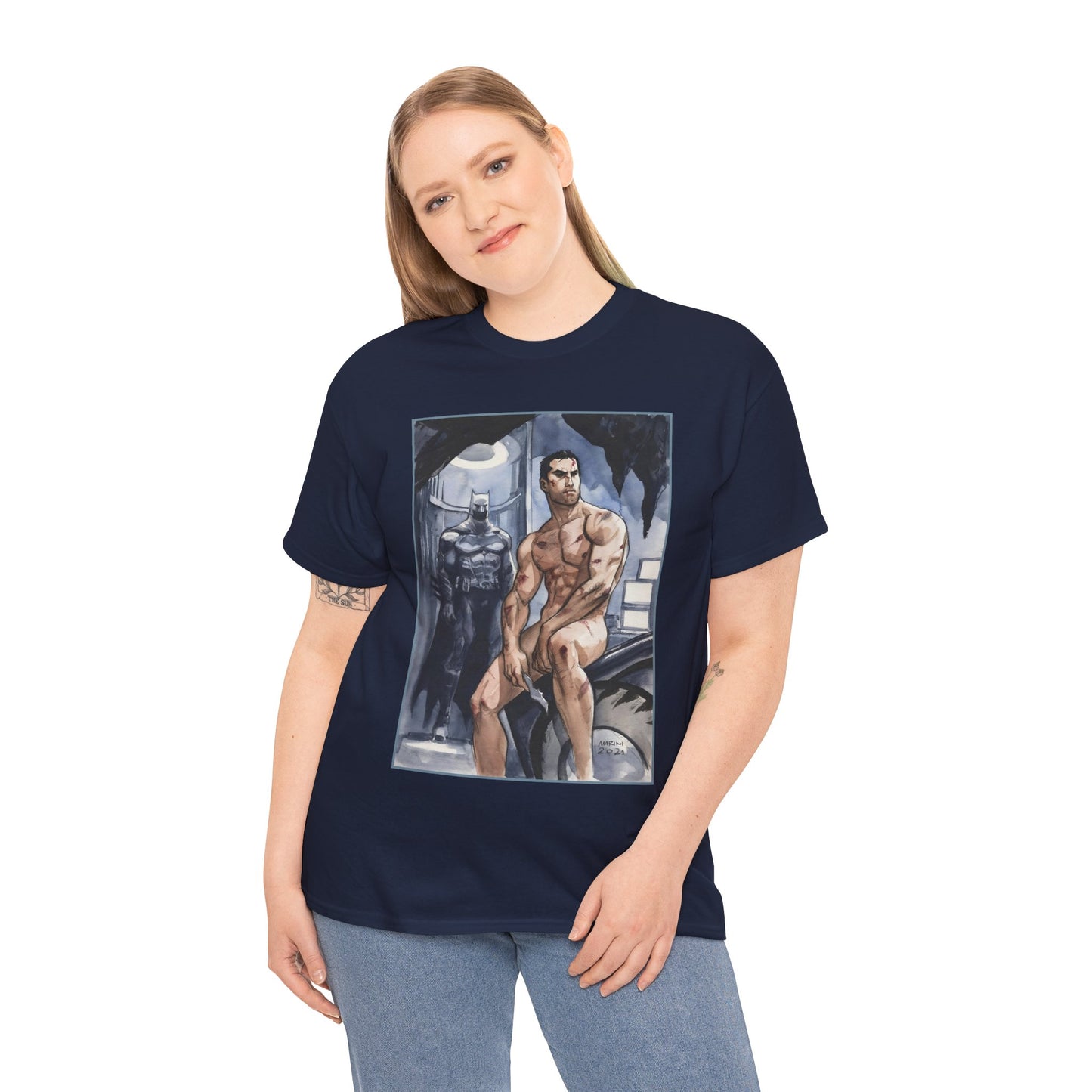 Batman in the Buff T-Shirt - DC Comics