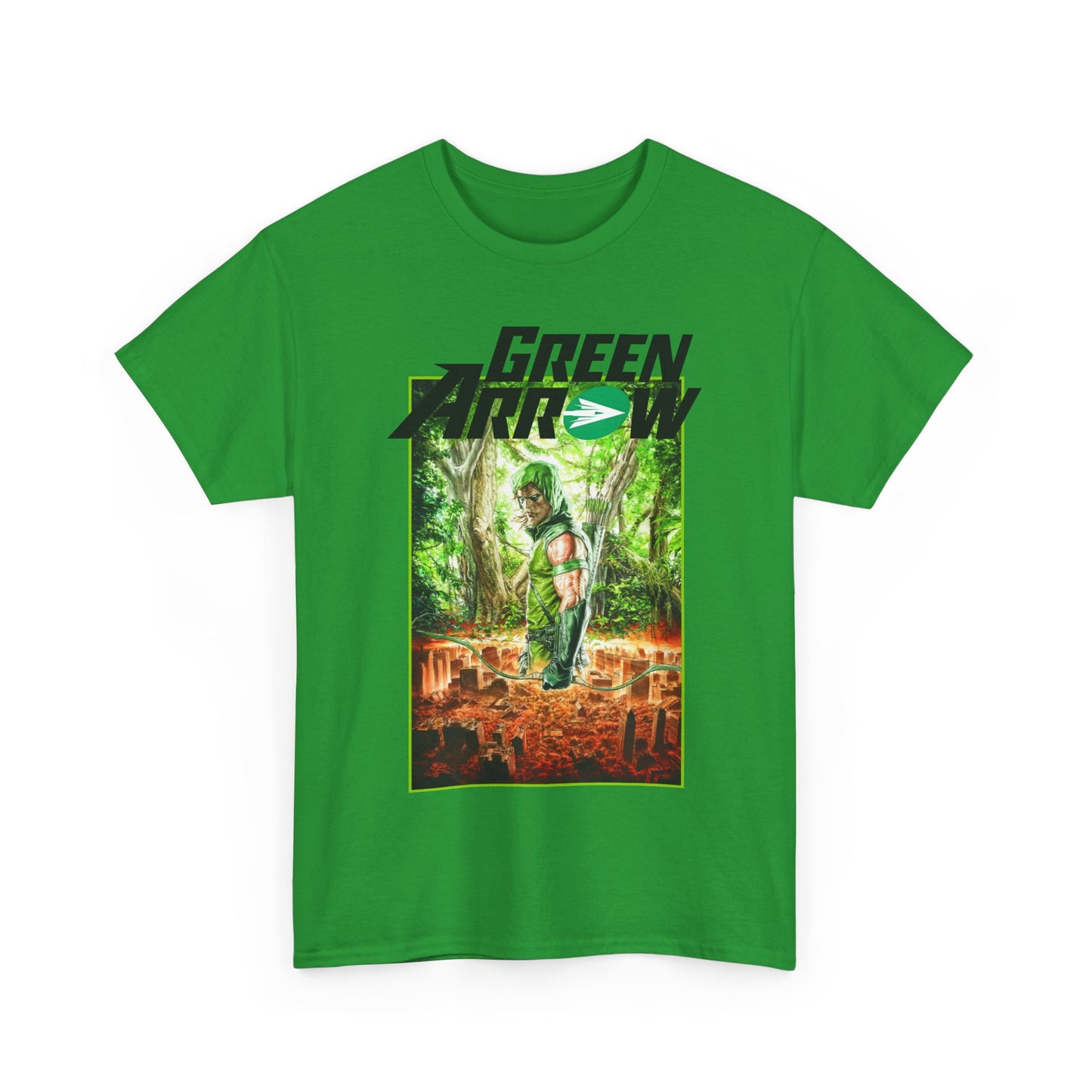Green Arrow T-Shirt - Mauro Cascioli Art - Brightest Night Cover - Emerald Archer - DC Comics