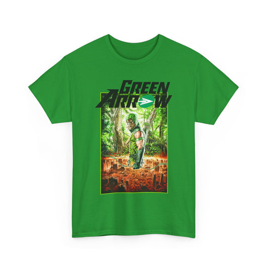 Green Arrow T-Shirt - Mauro Cascioli Art - Brightest Night Cover - Emerald Archer - DC Comics