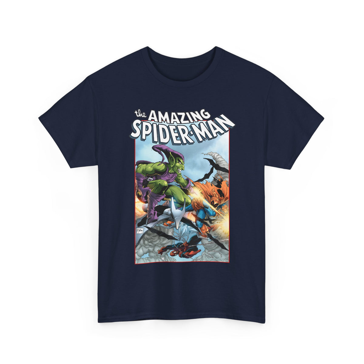 Amazing Spider-Man T-Shirt - Todd McFarlane Art - Green Goblin Vs Hobgoblin - Marvel Comics