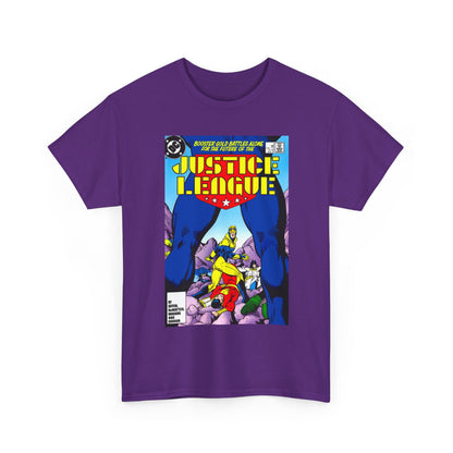 Justice League T-Shirt - Kevin Maguire Art - Booster Gold - DC Comics