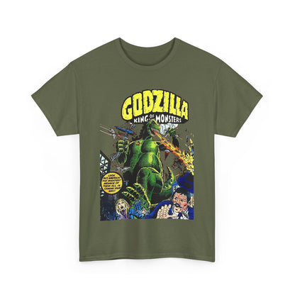Godzilla T-Shirt - King of the Monsters - 1970s Comic Series - Marvel Comics - Bronze Age Monster Comic