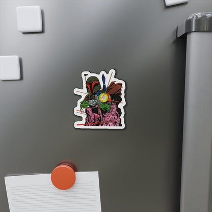 Boba Fett Die-Cut Magnet - Star Wars: The Empire Strikes Back - Bounty Hunter - Marvel Comics Art - 3", 4", 5", 6"