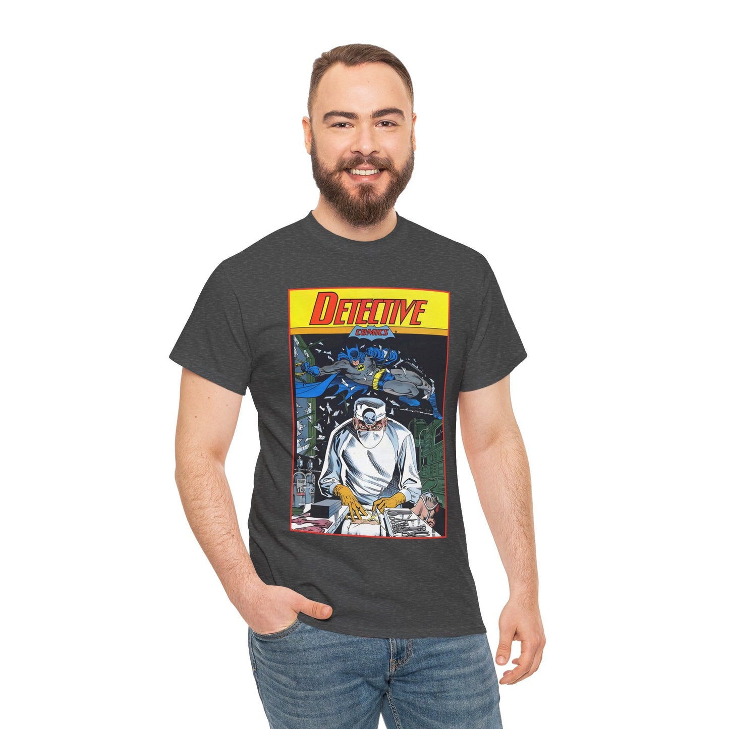Detective Comics T-Shirt - Norm Breyfogle Art - Batman Vs Crime Doctor - DC Comics