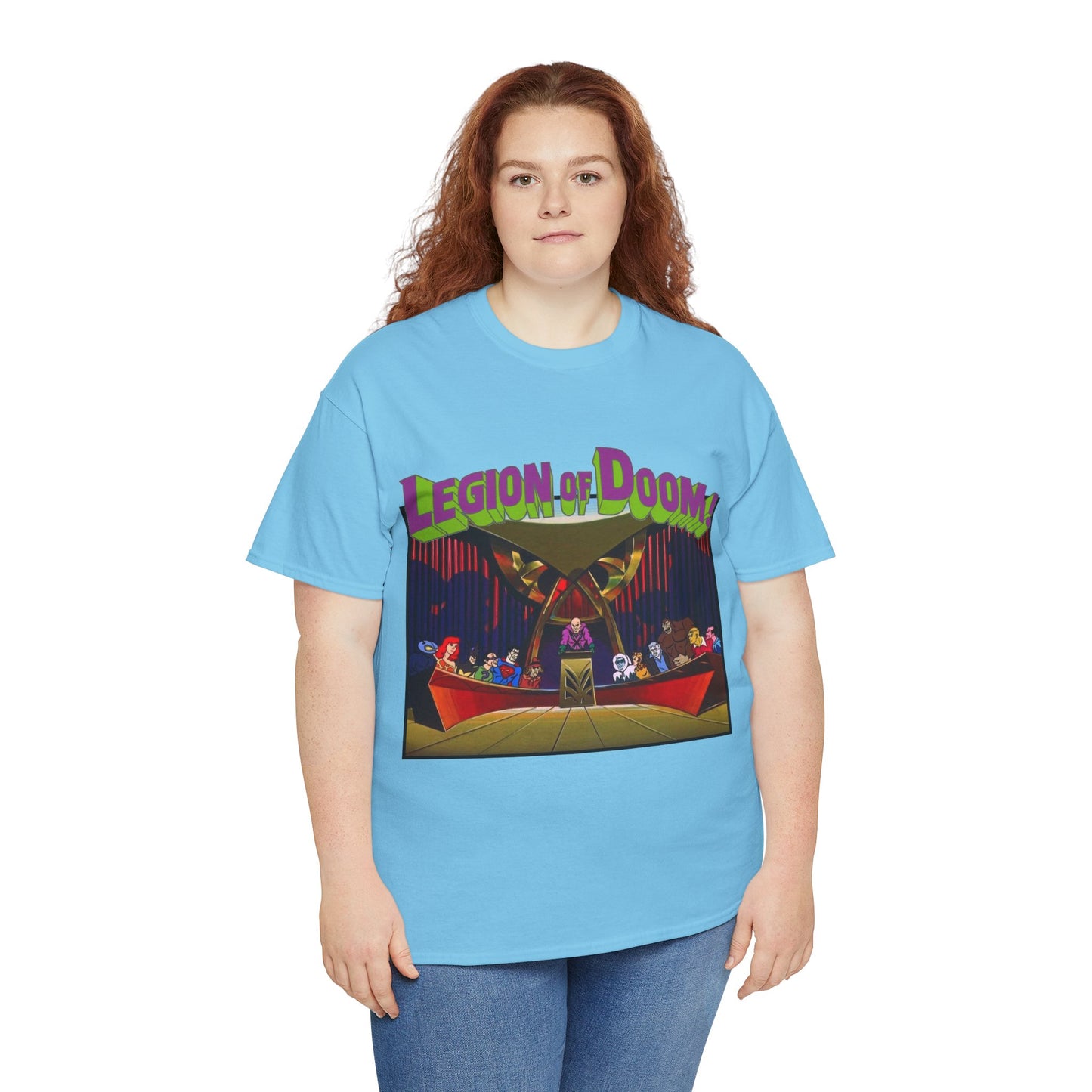 Legion of Doom T-Shirt - Super Friends Cartoon - Lex Luthor, Grodd, Brainiac, Giganta, Riddler, Bizarro, Scarecrow, Hanna-Barbera Animation