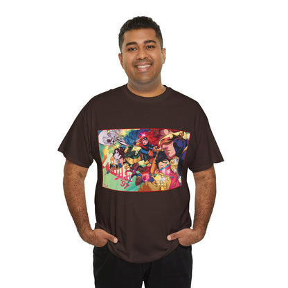 X-Men '97 T-Shirt - Russell Dauterman Art - Cyclops, Jean Grey, Rogue, Storm, Jubilee, Beast, Gambit, Bishop, Wolverine - Marvel Comics