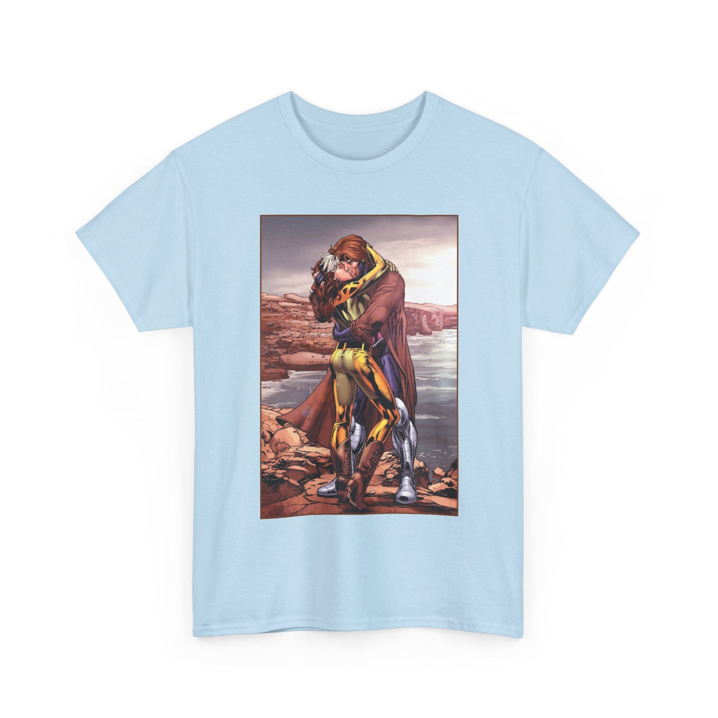Gambit & Rogue T-Shirt - Scot Eaton Art - "Romy" - Popular X-Men Members - Marvel Comics