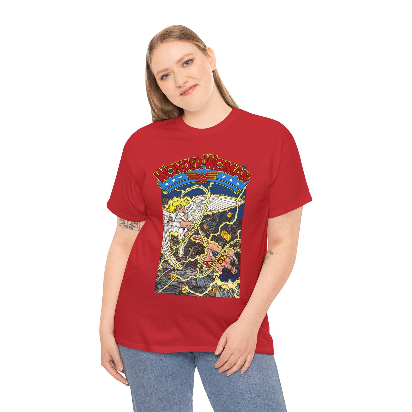 Wonder Woman T-Shirt - George Perez Art - Vs Silver Swan - DC Comics