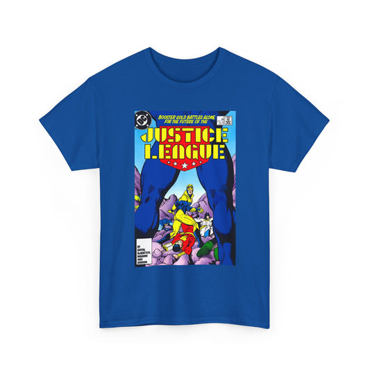 Justice League T-Shirt - Kevin Maguire Art - Booster Gold - DC Comics
