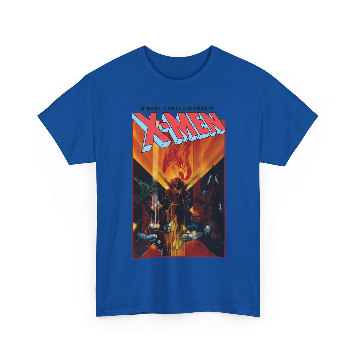 Uncanny X-Men T-Shirt - Bill Sienkiewicz Art - Phoenix, Cyclops, Colossus, Wolverine - Marvel Comics