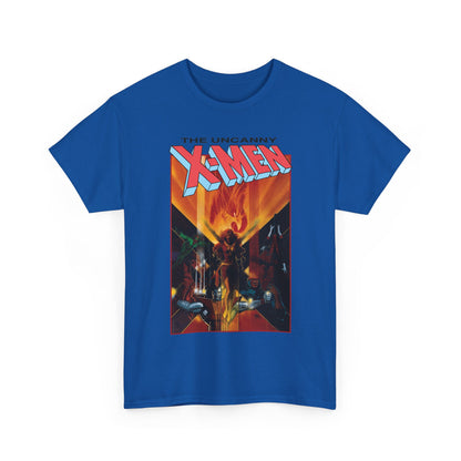 Uncanny X-Men T-Shirt - Bill Sienkiewicz Art - Phoenix, Cyclops, Colossus, Wolverine - Marvel Comics