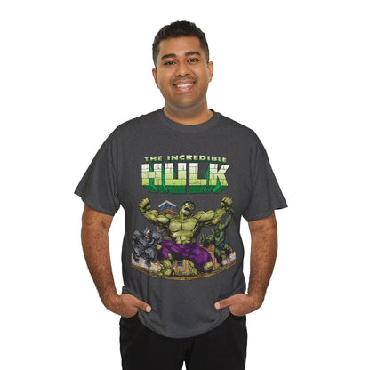 Incredible Hulk T-Shirt - Classic John Byrne Art - Rhino, Abomination - Marvel Comics - Bruce Banner