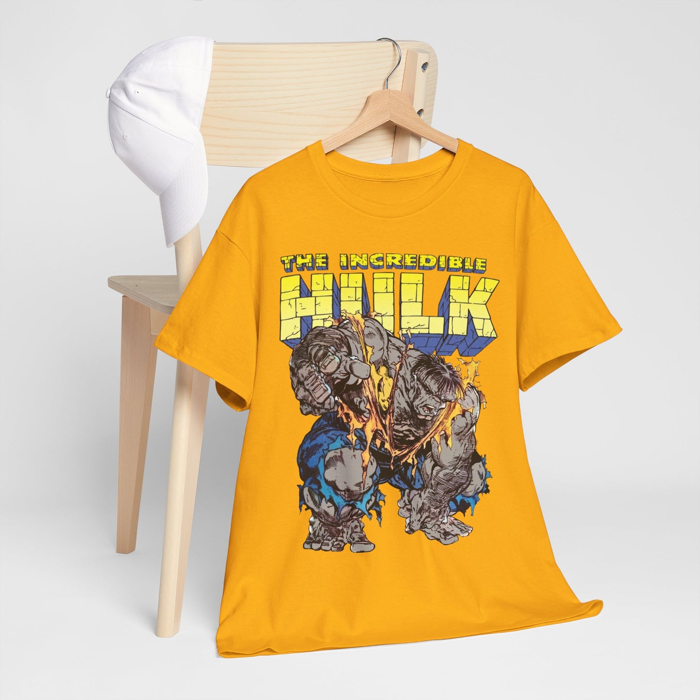 Incredible Hulk T-Shirt - Todd McFarlane Art - Marvel Comics - Grey Hulk, Bruce Banner