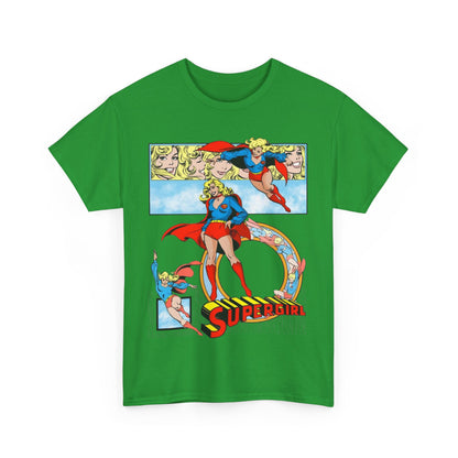 Supergirl T-Shirt - Krypton, Superman, Kara, Kandor - DC Comics - 1980s Art - Style Guide - Superman's Cousin