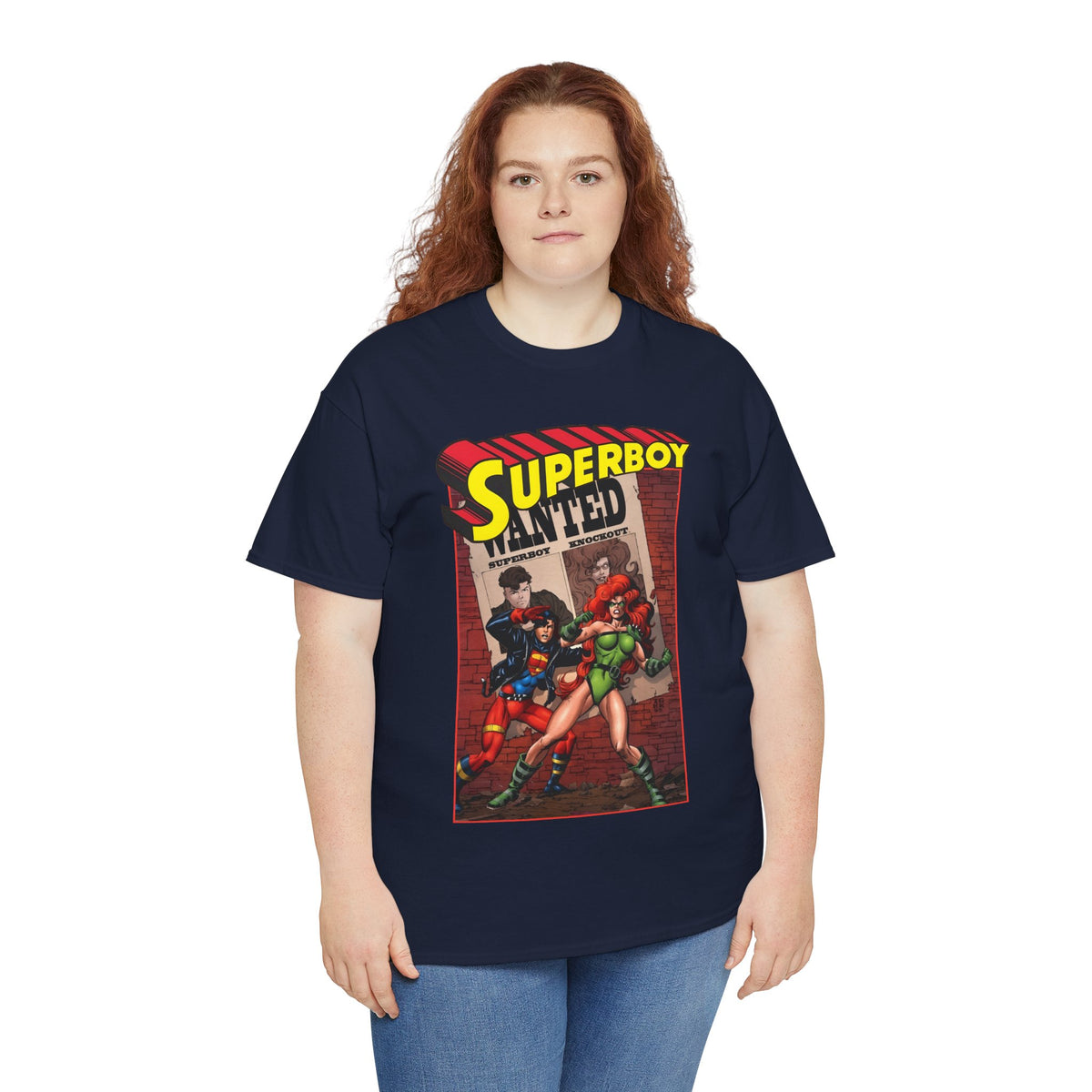Superboy T-Shirt - Tom Grummett Art - Knockout - DC Comics