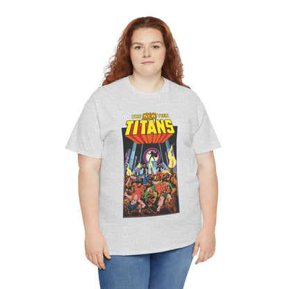 New Teen Titans T-Shirt - George Perez Art - #22 Cover - Wonder Girl, Robin, Raven, Kid Flash - Brother Blood Story - DC Comics