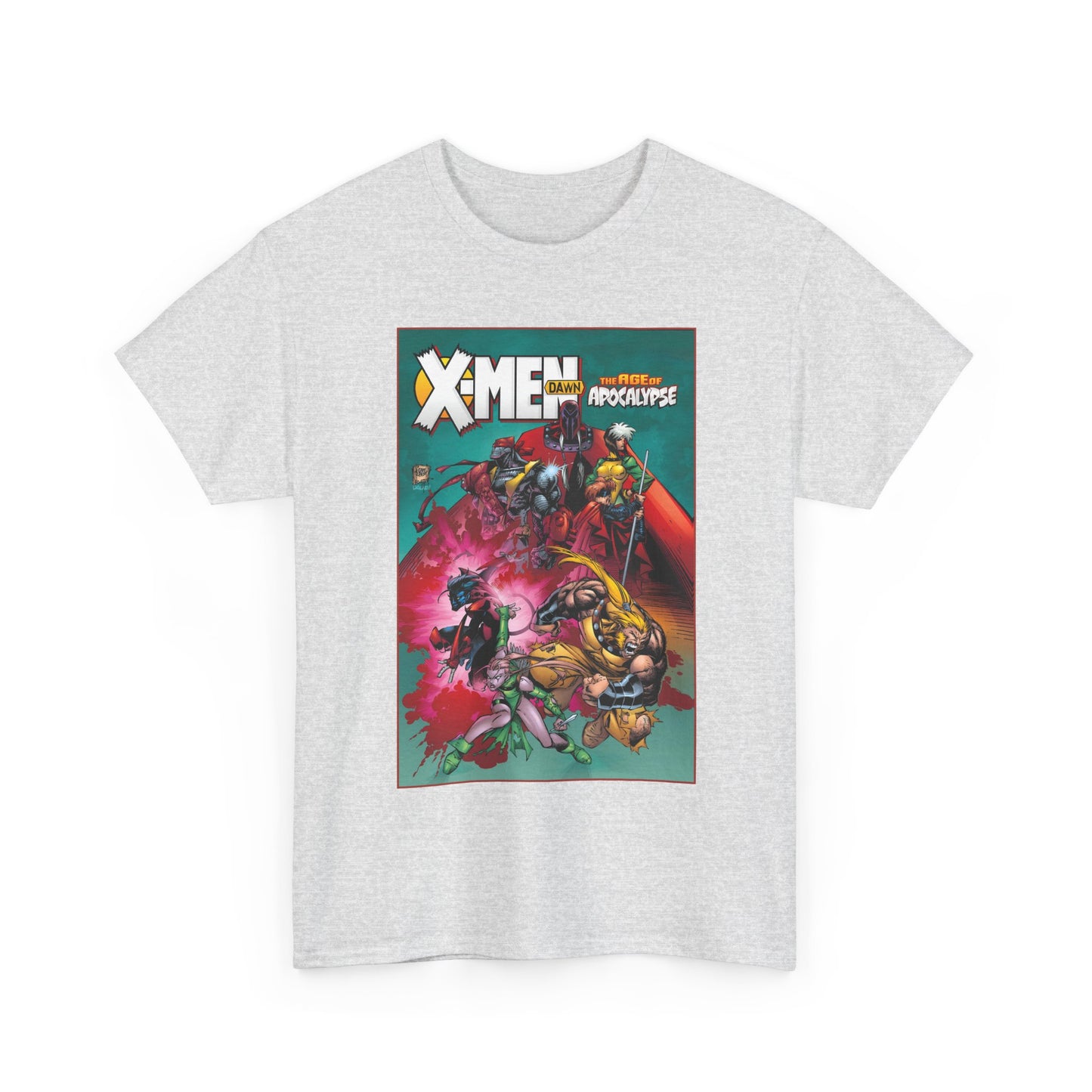 X-Men: Age of Apocalypse T-Shirt - Adam Kubert Art - Magneto, Rogue, Nightcrawler, Gambit, Blink, Sabretooth - Dawn - Marvel Comics