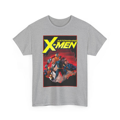 Astonishing X-Men T-Shirt - John Cassady Art - Cyclops, Beast, Wolverine, Colossus, Emma Frost - Marvel Comics