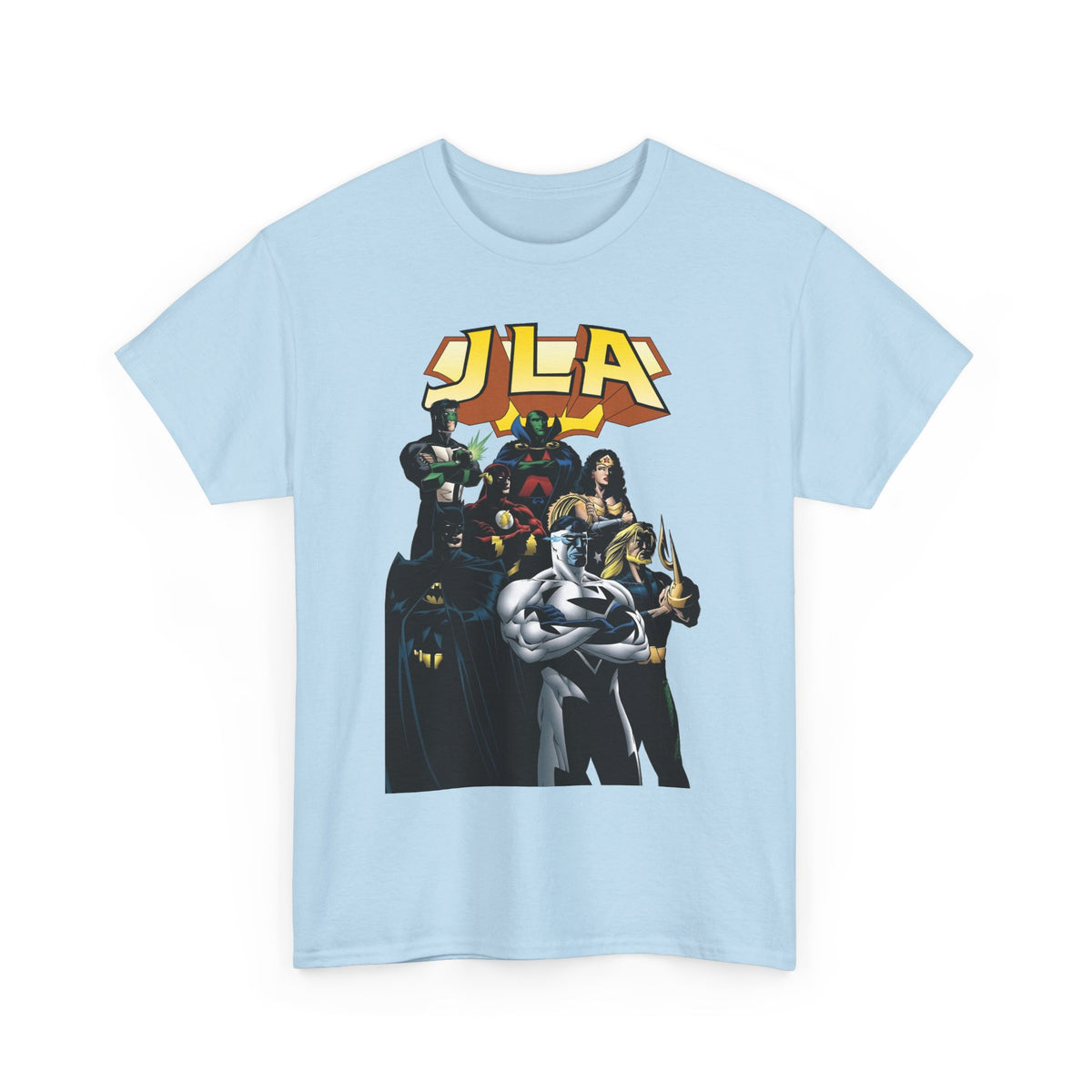 JLA T-Shirt - Howard Porter Art - Superman, Batman, Wonder Woman, Flash - DC Comics