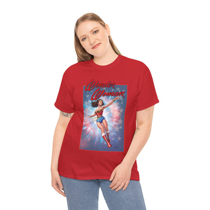 Wonder Woman '77 T-Shirt - Nicola Scott Art - Comic Book Based on the 1970s TV Series with Lynda Carter - DC Comics