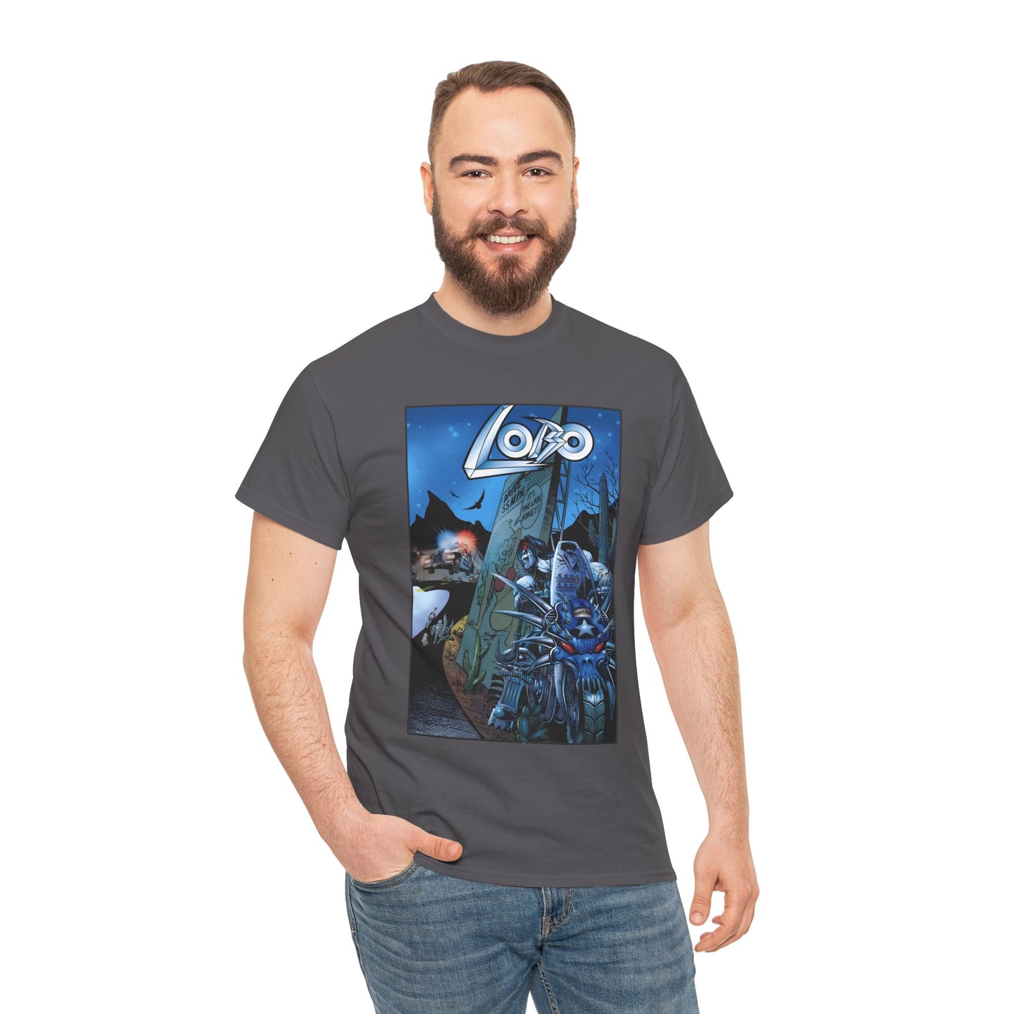 Lobo #51 T-Shirt - Norm Breyfogle Art - DC Comics