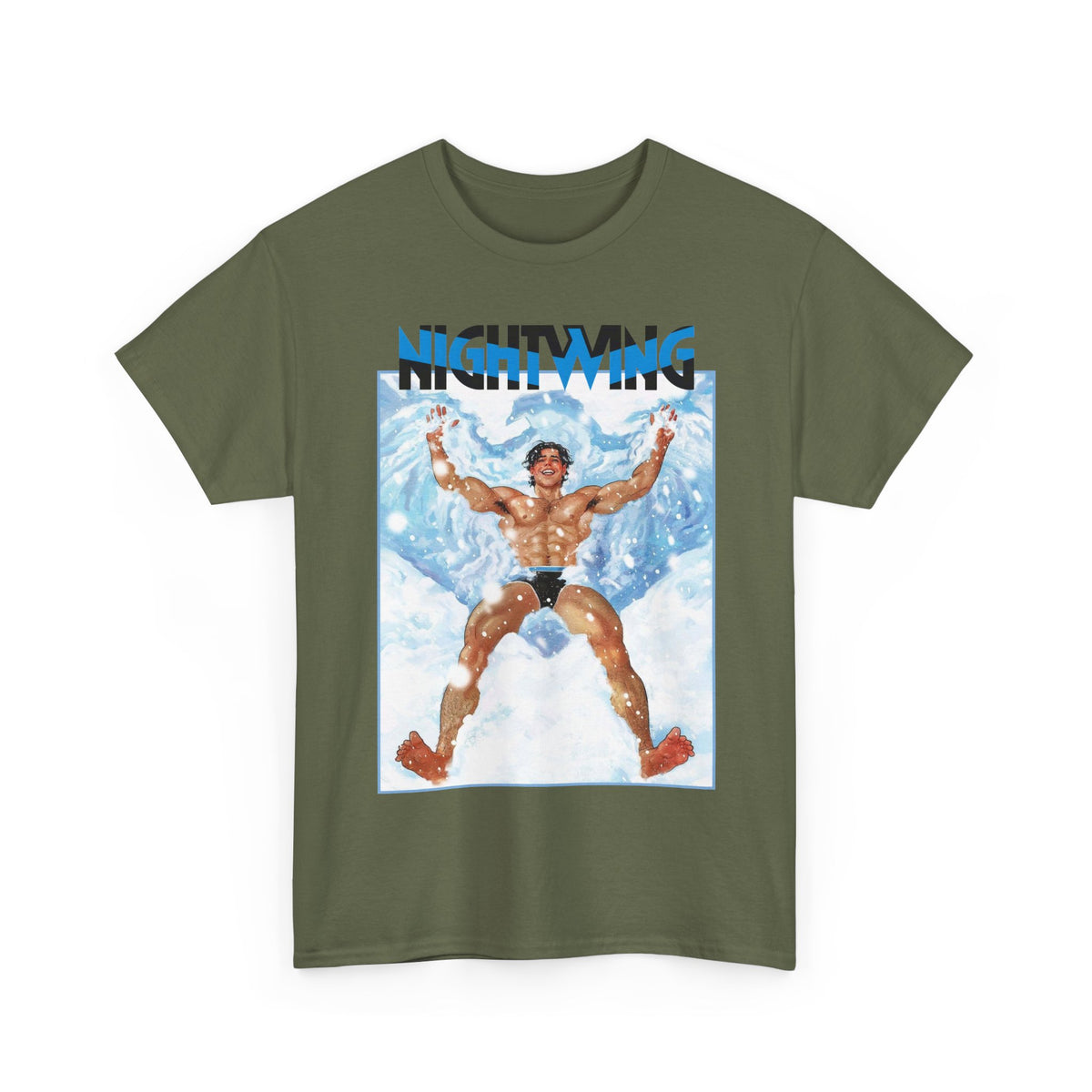 Nightwing T-Shirt - Nick Robles Art - Dick Grayson in the Snow - #111 Cover Art - DC Comics