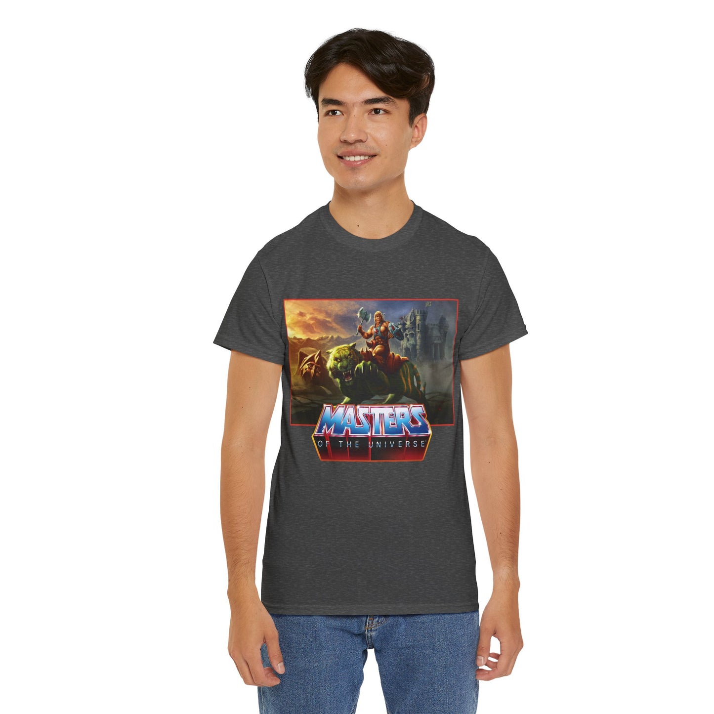 He-Man & Battle Cat T-Shirt- Masters of the Universe, MOTU - New 2026 Movie with Nicholas Galitzine