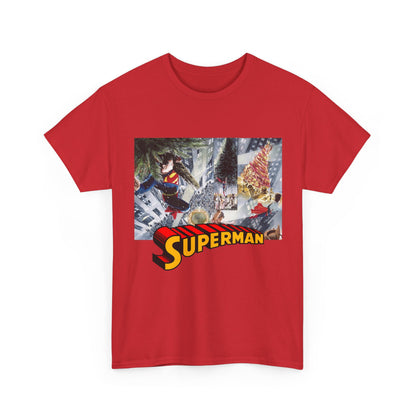 Superman Christmas Tree T-Shirt - Alex Ross Art - DC Comics