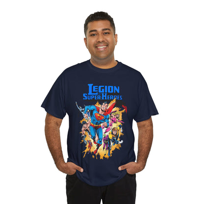 Superboy & Legion of Super-Heroes T-Shirt - Joe Staton Art - DC Comics