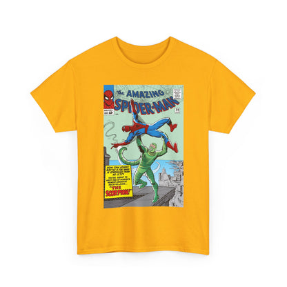 Amazing Spider-Man T-Shirt - Steve Ditko Art - Vs The Scorpion - Marvel Comics